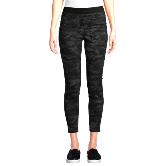 No Boundaries Juniors' Mid Rise Pull-On Jeggings with Rib Waistband Sz Sm (3-5) - Picture 1 of 11